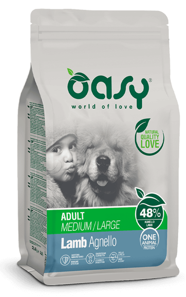 Oasy Adult Medium/Large Agnello 12 kg Oasy Adult Medium/Large Agnello 12 kg